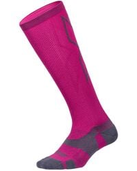2XU - Light Cushion Full Hot/ Length Socks Nylon - Lyst