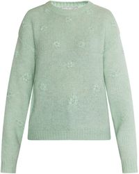 Usha - Strickpullover Damen Mintgrün Melange - Lyst