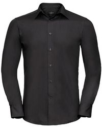 Russell - Collection Poplin Tailored Long-Sleeved Shirt - Lyst