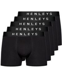 Henleys - Coalink Boxer Shorts (Pack Of 5) - Lyst