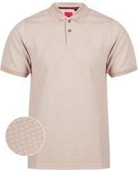 Luke 1977 - Izalco Waffle Jacquard Textured Polo - Lyst