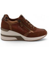 Mustang - Damen Tan Cream Platform Sneaker Trainer Freizeitschuhe – M0872002 - Lyst