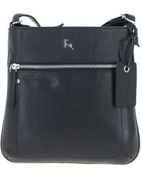 Ashwood Leather - 'Edinburgh' Real Crossbody Bag - Lyst