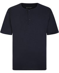 KAM Jeanswear - Kam Plus Size O-Neck Tee Shirt Button Up - Lyst