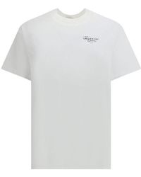 Givenchy - Witte Katoenen T-Shirt - Lyst