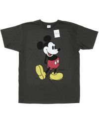 Disney - Mickey Mouse Classic Kick T-Shirt (Light Graphite) - Lyst