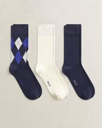 GANT - Argyle Socks 3-Pack - Lyst