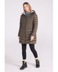 Mountain Warehouse - 'Florence' Long Padded Jacket Water Resistant Winter Coat Polyamide - Lyst