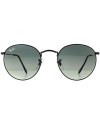 Ray-Ban - Sunglasses Round Flat Lenses 3447N 002/71 Gradient 50Mm Metal - Lyst
