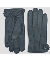 Infinity Leather - Italian Warm Wool-Lined Winter Bike Riding Driving Casual Gloves - Lyst