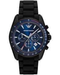 Emporio Armani - Emporio Chronograph Link Bracelet Watch - Lyst