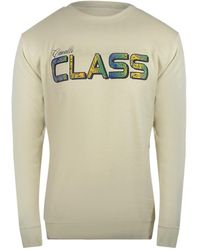 Roberto Cavalli - Vibrant Floral Logo Sweatshirt Cotton - Lyst