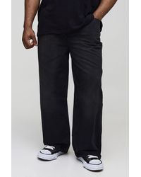 BoohooMAN - Plus Relaxed Rigid Jeans - Lyst