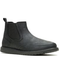 Hush Puppies - Jenson Leather Boots - Lyst
