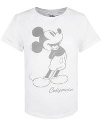 Disney - California Mickey Mouse Vintage T-shirt (wit) - Lyst