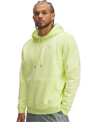 Under Armour - Icon Hooded Neck Long Sleeve Fleece Top - Lyst
