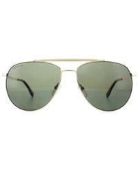 Lacoste - Aviator Dark Polarized Sunglasses Metal - Lyst