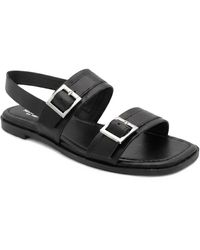 Jones Bootmaker - Haniya Leather Dual Buckle Fasten Sandals - Lyst