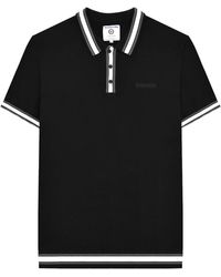 Lambretta - Valero Knitted Tipped Short-Sleeved Polo Shirt Cotton - Lyst