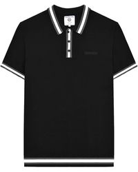Lambretta - Valero Knitted Tipped Short-Sleeved Polo Shirt Cotton - Lyst