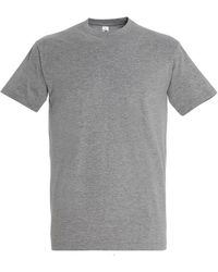 Sol's - Imperial Heavyweight Short Sleeve T-Shirt Marl) Cotton - Lyst