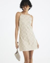 River Island - Mini Dress Sleeveless Embellished Cami - Lyst