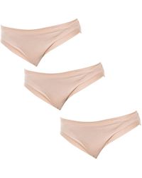 Janira - Pack-3 Mid-Waist Panties With Inner Lining 1031184 - Lyst