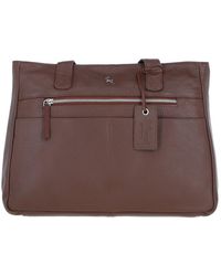 Ashwood Leather - 'London' Real Shoulder Bag - Lyst