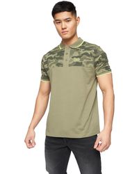 Crosshatch - Brightling Camo Poloshirt (olijf) - Lyst