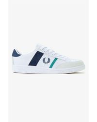 Fred Perry - B725 Leder Wildleder Herren//Mint Sneaker - Lyst