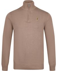 Luke 1977 - Pretender Funnel Neck Knitted Jumper - Lyst
