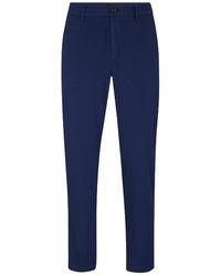 BOSS - T-kaiton Broek In Donkerblauw - Lyst