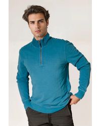 White Stuff - Zip Neck Sweatshirt - Lyst