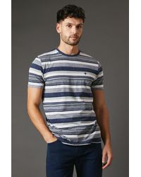 MAINE - Denver Stripe T-Shirt - Lyst
