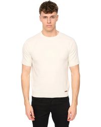 Duck and Cover - Marvela Knitted T-Shirt (Light Stone) - Lyst