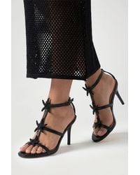 Boohoo - Embellished Triple Starfish Trim Strappy Heels - Lyst