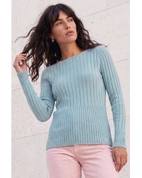 Roman - Soft Ribbed Knit Top - Lyst