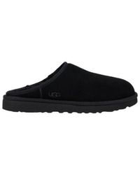 UGG - Ugg Zwarte Suède Leren Klompen - Lyst