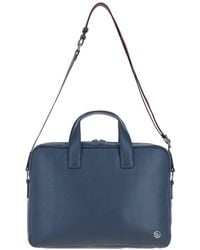 Brampton London - 'Maven' Real Leather Messenger Bag - Lyst