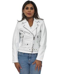 Infinity Leather - Cowhide Brando Biker Jacket-Murcia - Lyst