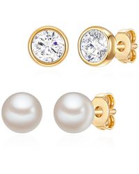 Rafaela Donata - Sterling Set (Earrings 2 Pairs) - Lyst