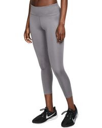 Nike - Run Fast Cropped Grijze Legging - Lyst