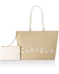 Carvela Kurt Geiger - Frame Winged Shopper Bag Fabric - Lyst