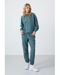 TOMMY LIFE - Oversized Hooded Sweatshirt And Pants Set - Lyst