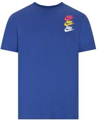 Nike - Sportswear Standard Issue T-Shirt Game Royal - Lyst