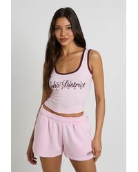 Boohoo - Soho District Short Tracksuit - Lyst
