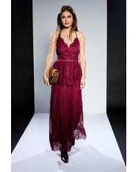 Runway - 1.8.1.8 Strappy Lace Peplum Maxi Dress - Lyst