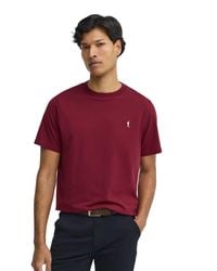 POLO CLUB - Short Sleeve Crew Neck T-Shirt - Lyst
