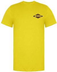 Timberland - Short Sleeve Crew Neck Graphic Logo Yellow S T-shirt A1lmz M72 - Lyst