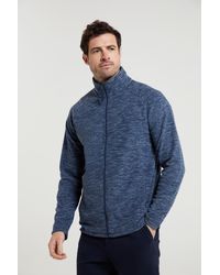 Mountain Warehouse - 'Snowdon' Fleece Sweater Full Zip Quick Dry Antipill Fabric Mid Layer - Lyst